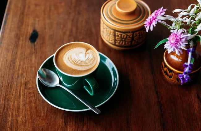 Coffee on the table Tom Thumb.