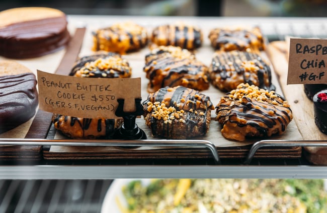 Peanut butter cookies at Tom Thumb.