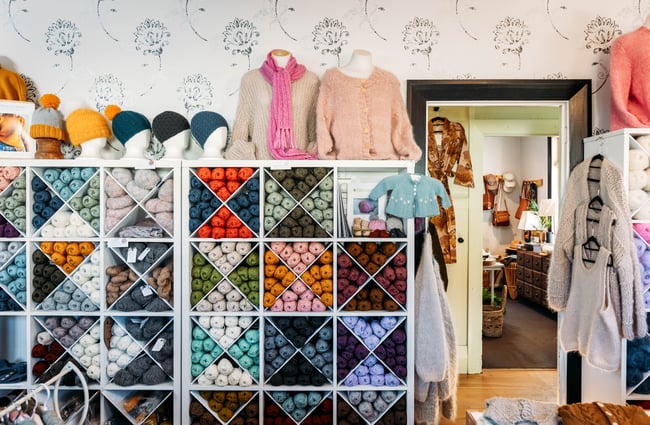 The inside of Touch Yarns Clyde Central Otago.
