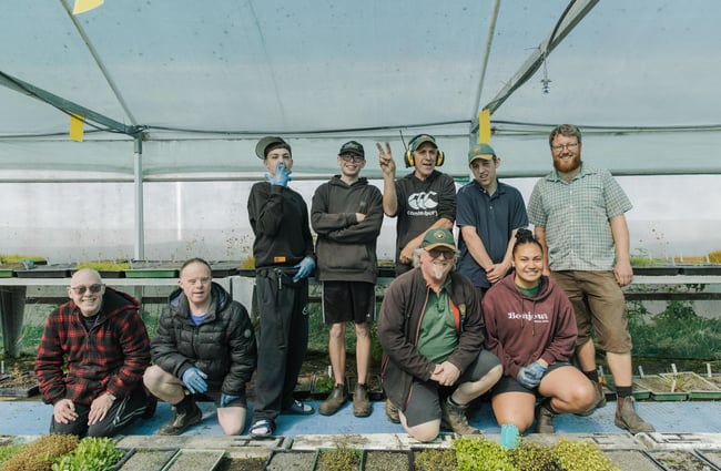 Steve and some of the team at Trees for Canterbury.