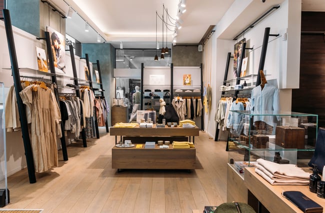 Inside the Untouched World shop in Wellington.