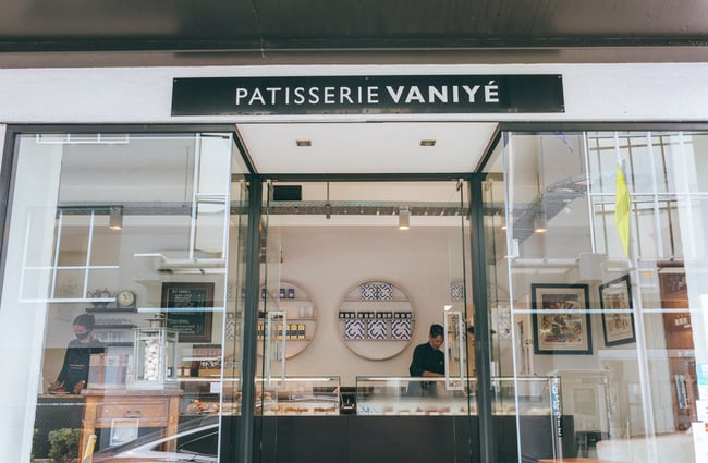 Exterior of Vaniyé Pâtisserie, Auckland.