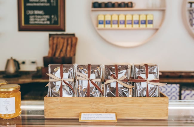Vahlrona chocolate for sale at Vaniyé Pâtisserie, Auckland.