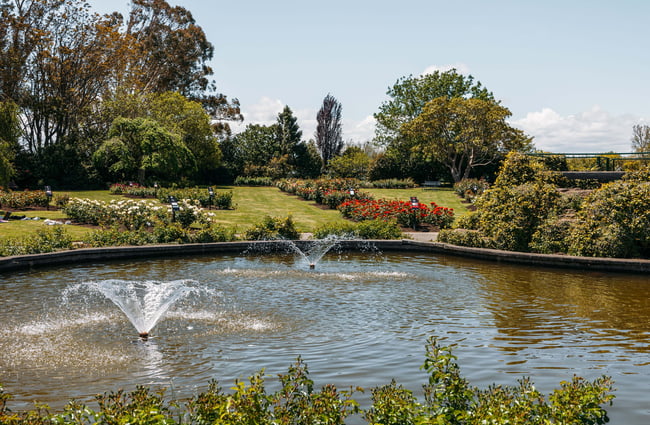 The pond at the Victoria Esplanade.