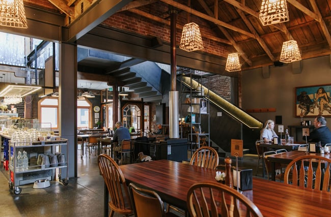 Interior of Vogel Street Kitchen, Dunedin.