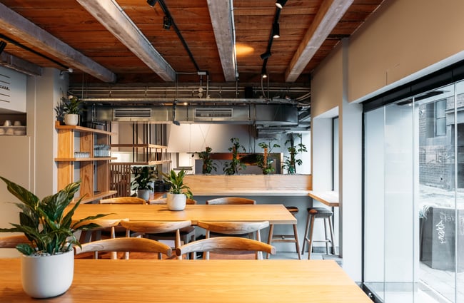Tables at Volco Egmont Street.