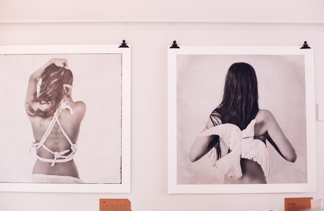 Two prints next to one another.