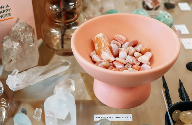 Bowl of crystals at VVITCHMOUNTAIN.