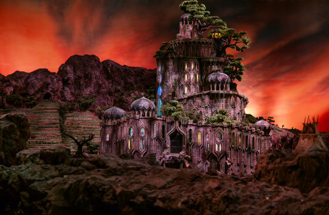 An old castle.