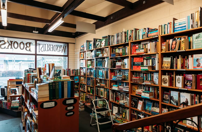 The inside of Wanderlust in Alexandra.