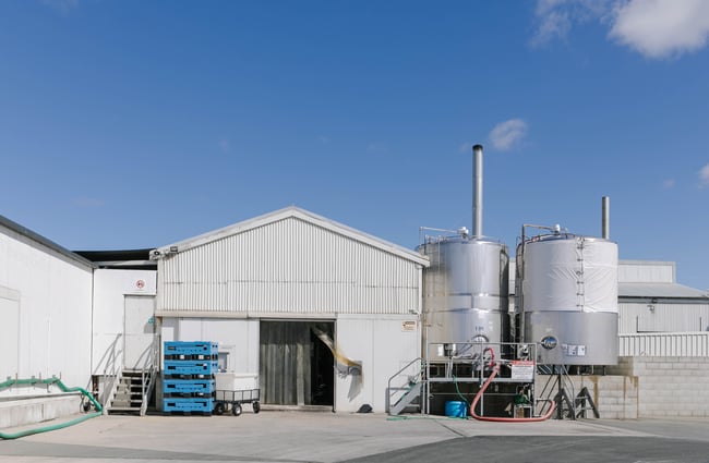 Whitestone cheese factory exterior in Ōamaru.