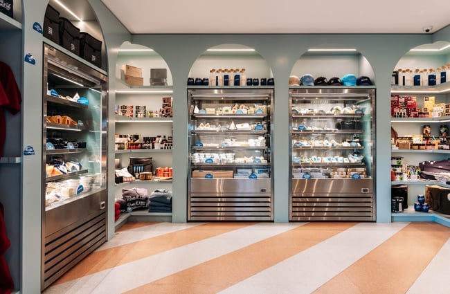 Deli and shop area at Whitestone Cheese