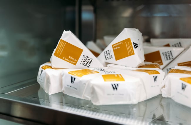 Close up of Whitestone Cheese Camembert