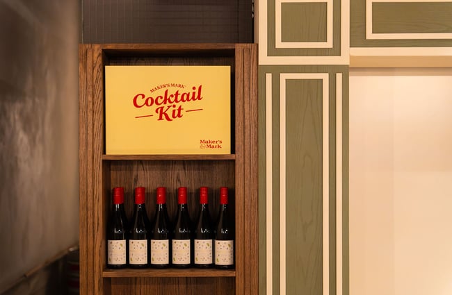 A sign that says 'Cocktail Kit'.