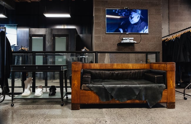 A couch.