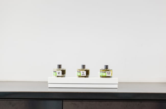 Perfume on display.