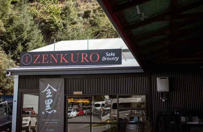 Exterior of Zenkuro Sake Brewery in Queenstown