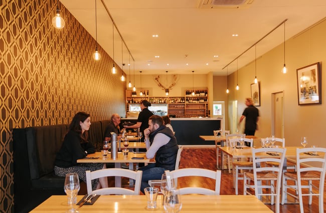 Inside the dining room at Zephyr.