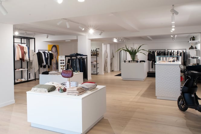 Shop interior of The Cove Store in Eastbourne