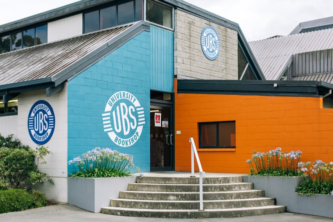 Entrance to the University of Canterbury Bookshop.