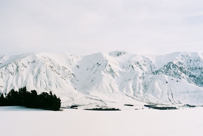 One of Canterbury's best ski fields Mt Hutt after a snow storm.