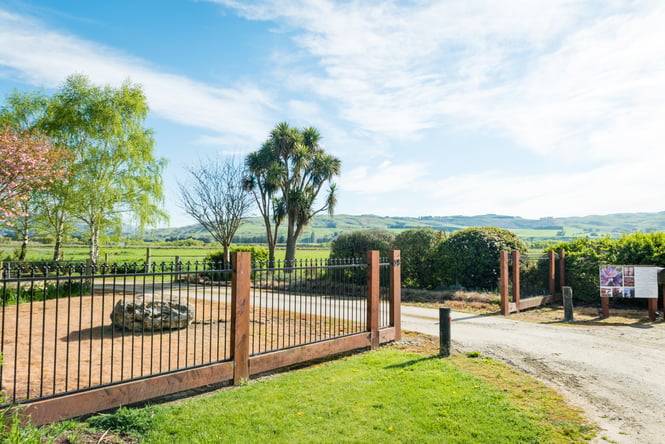 Gate entranceway to Wynyard Estate.