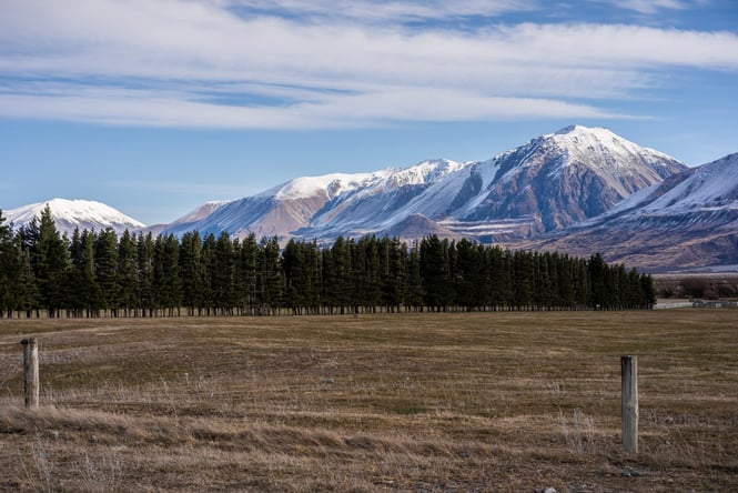 Mt Somers on a sunny day.