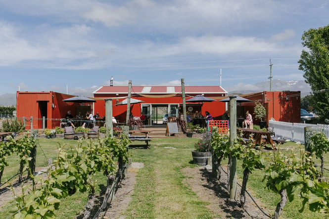Exterior view of River-T Estate Wines in Kurow.