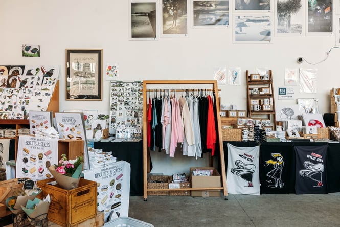 The inside of Welly Collective Wellington.