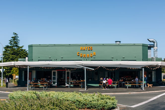 Exterior of Hayes Common in Hamilton.