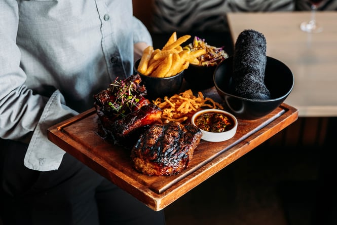 Food platter.