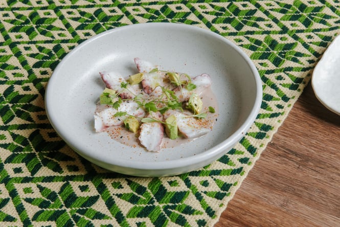 A plate of Japanese Peruvian fusion at Nikkei in Christchurch