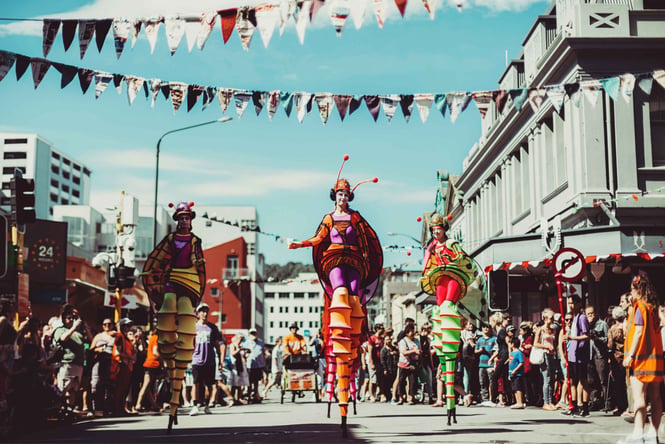 A street festival at CubaDupa