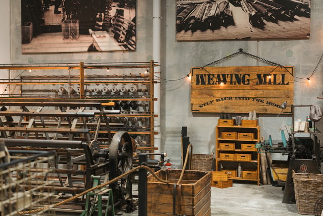 Weaving mill at Stansborough.