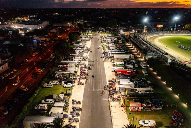 The Speedway Racing Track in Palmerston North