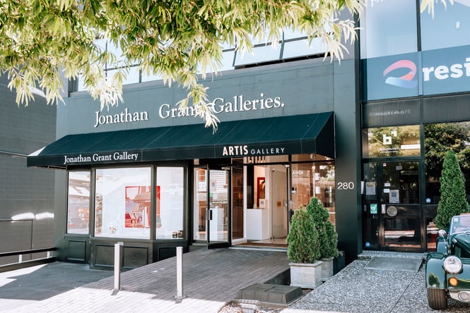 Exterior of ARTIS Gallery in Parnell, Auckland.