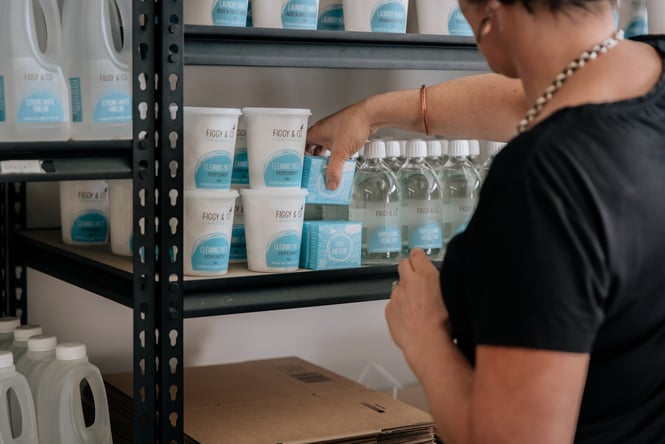 Product lineup at Figgy & Co.