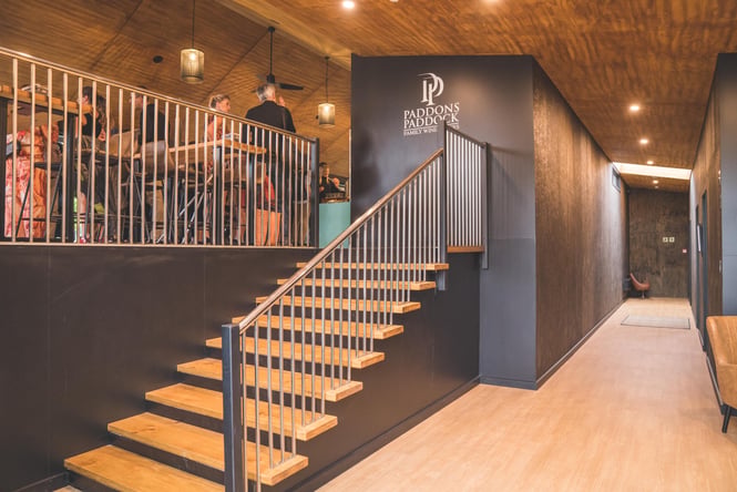 Inside the cellar door at Paddons Paddock