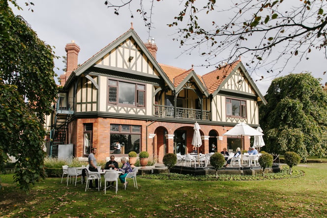 Exterior of Mona Vale Homestead and Pantry.