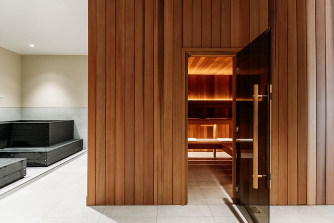 The sauna area at O-Studio.