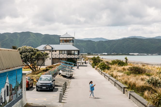 The Esplanade in Petone.