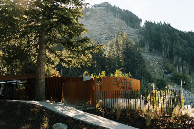 The Exterior of Bathe by Aluume in Queenstown.