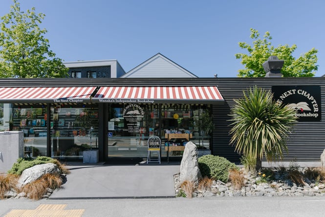 The Next Chapter exterior in Wānaka.