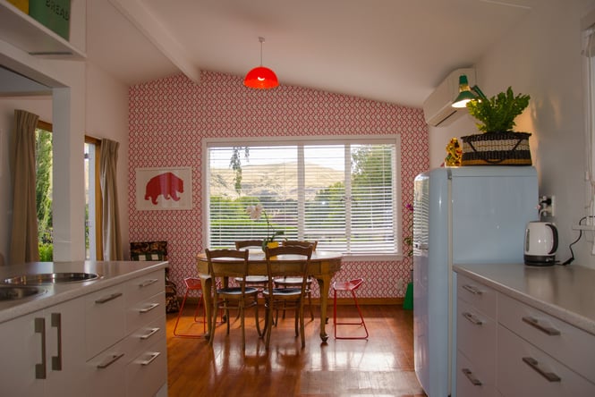 A little kitchen.