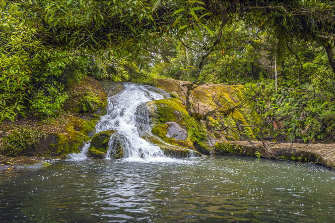 A waterfall.
