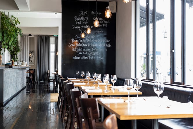 The restaurant at The Engine Room.