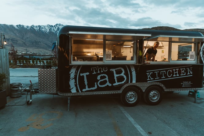 The Lab Kitchen trailer.