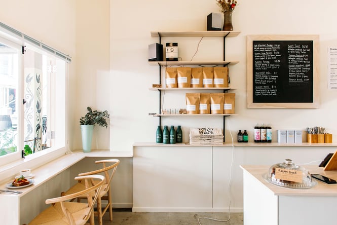The inside of The Oatery cafe.