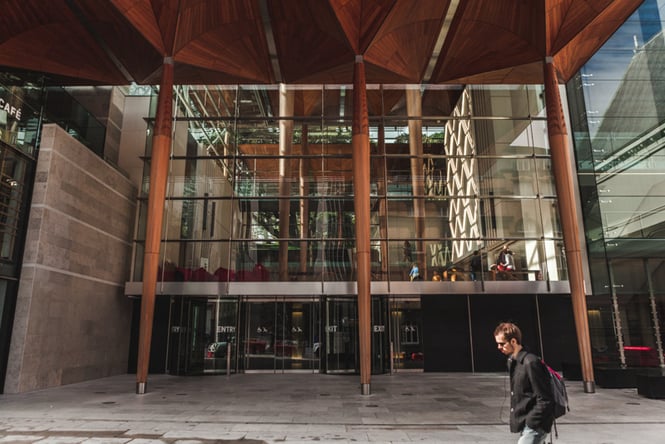 The exterior of Auckland art gallery.