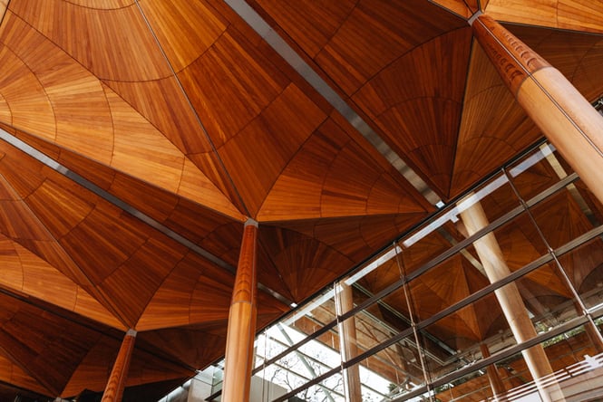 The exterior of Auckland art gallery.